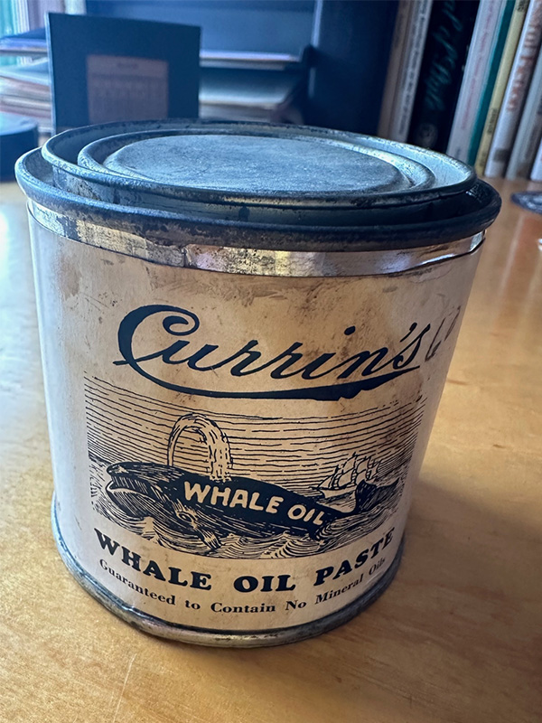 Currin’s whale oil paste Currin’s whale oil paste